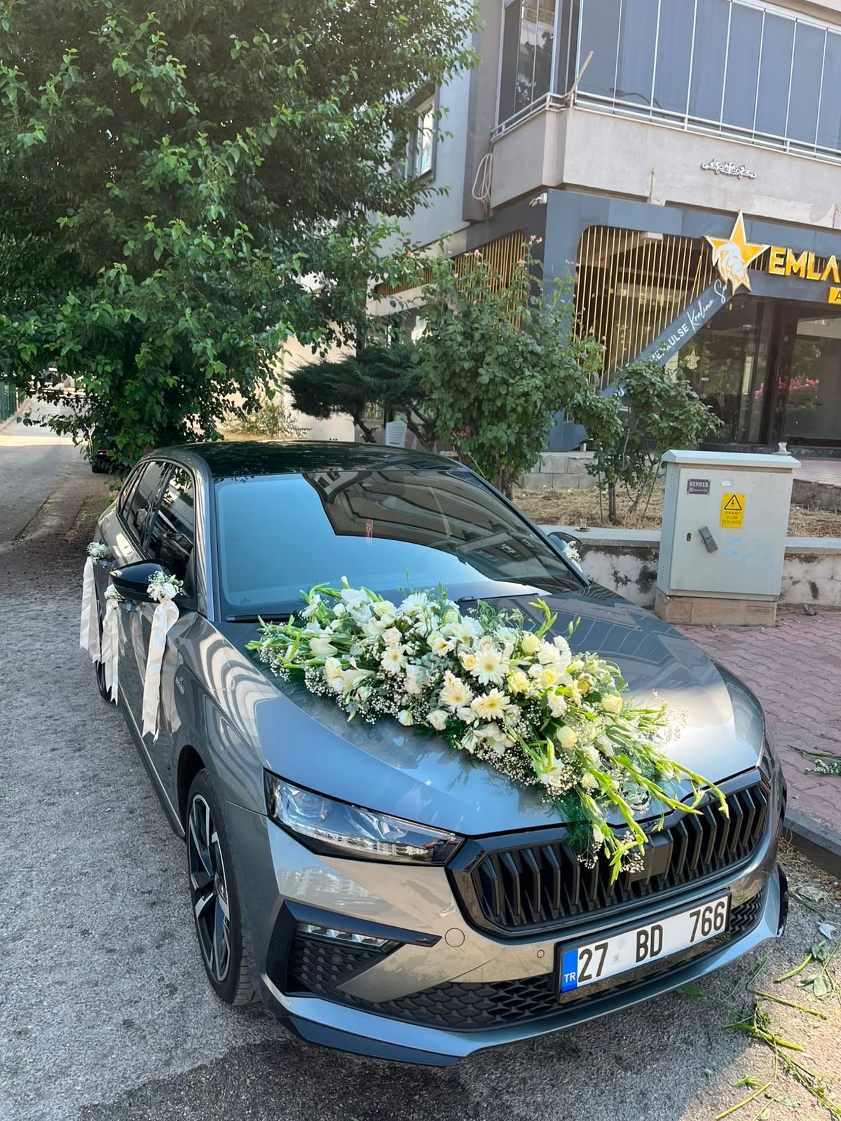 Gelin araba süsleme